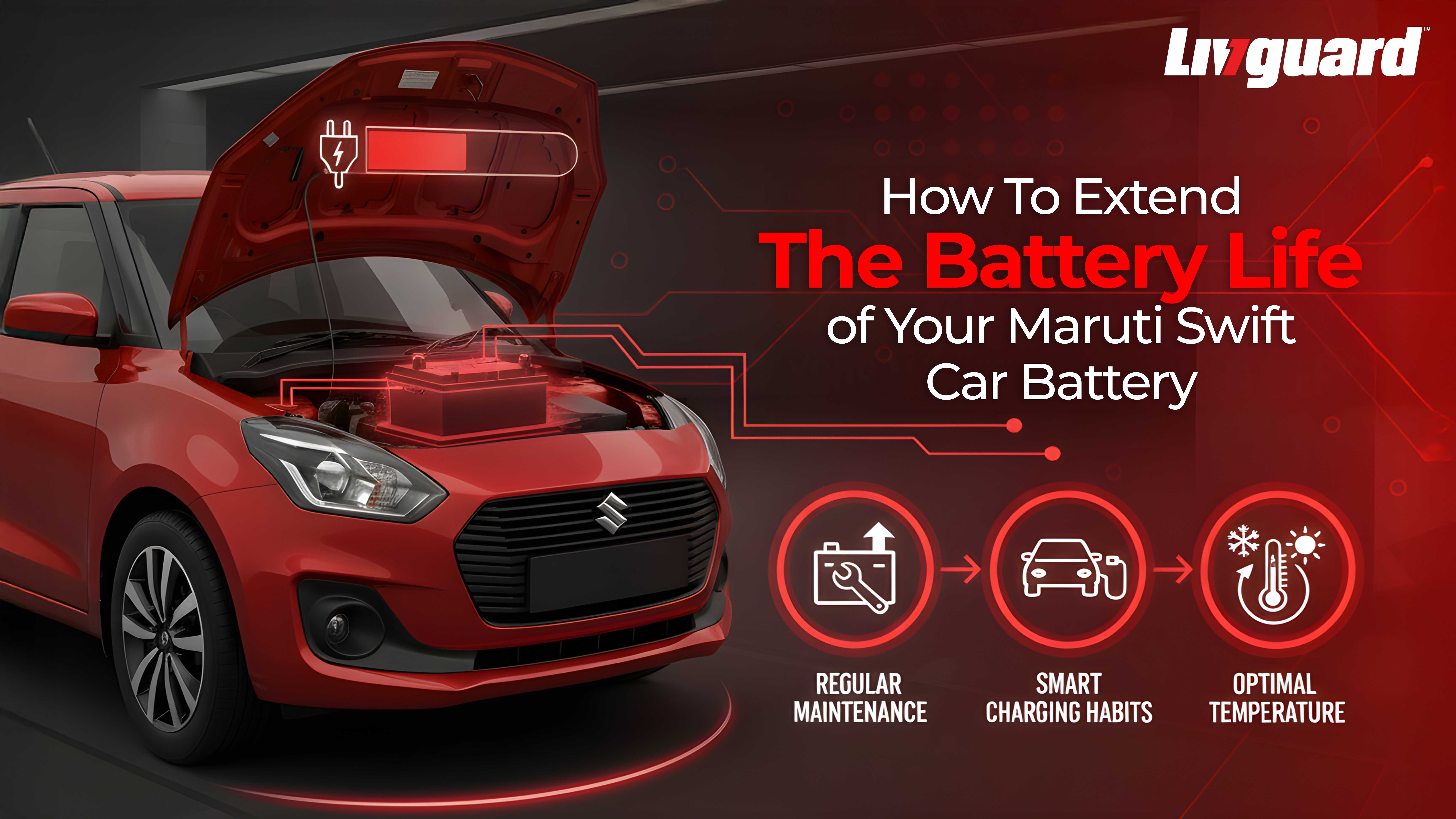 How to Extend the battery llfe of Maruti Suzuki Swift Car Battery