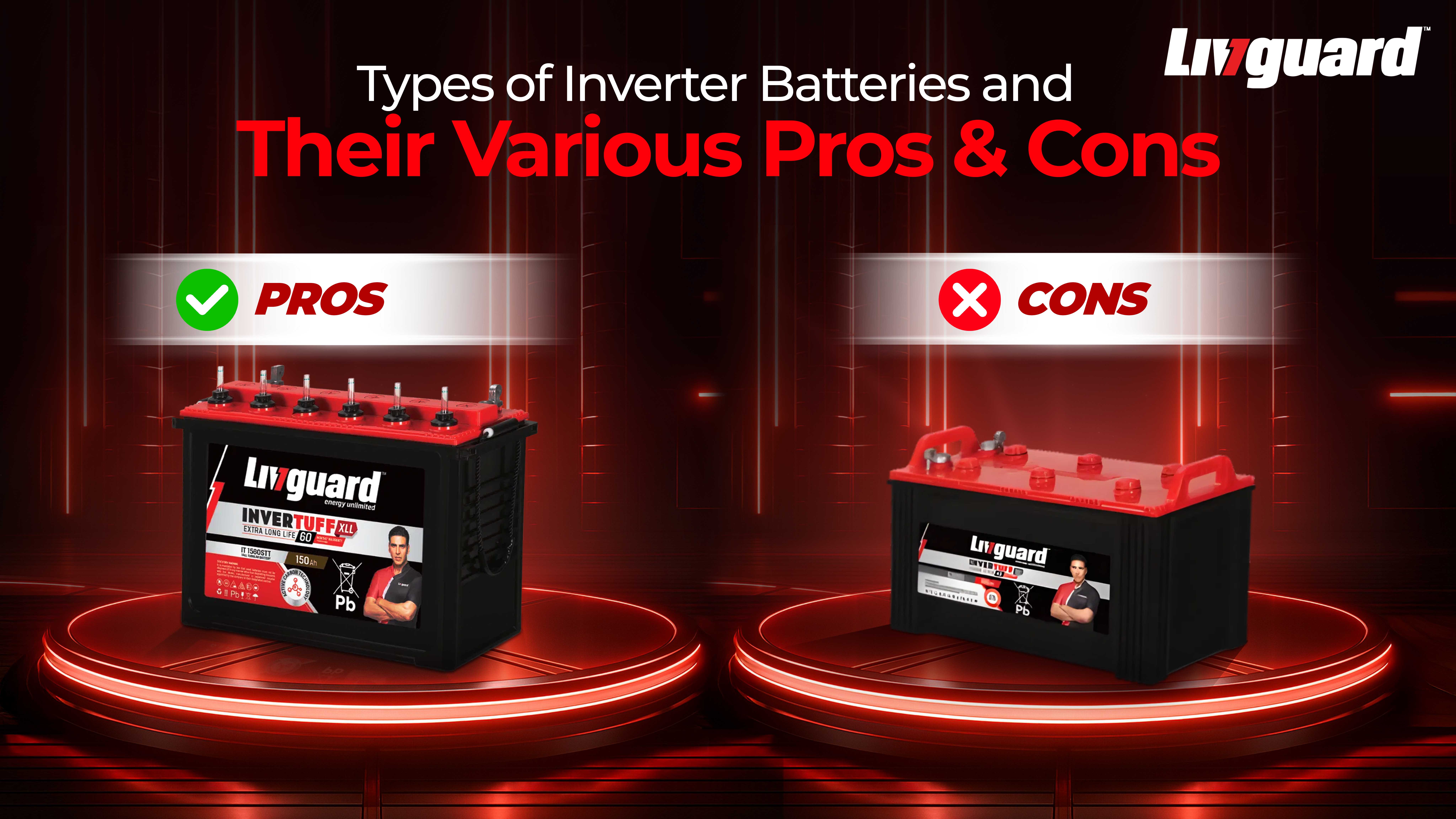Types of Inverter Batteries And Their Various Pros & Cons