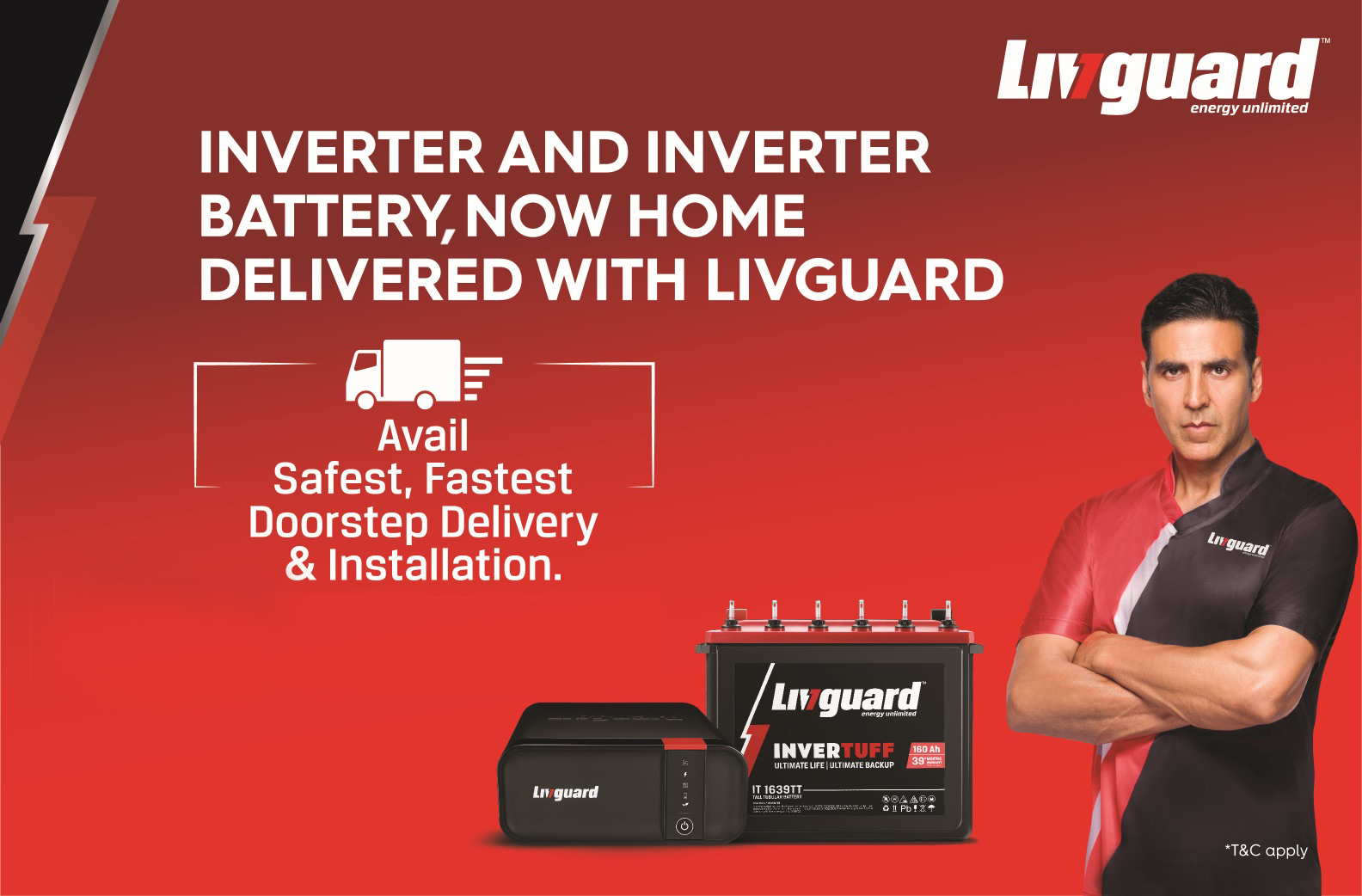 Livguard Inverter Home Delivery Banner Mobile